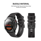 Tech-Protect Smooth Strap til Garmin Fenix 3 / 5X / 3HR / 5X Plus / 6X / 6X Pro / 7X - sort