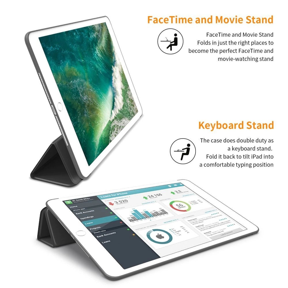 Tech-Protect SmartCase til iPad Air 9.7 2 2014 - sort
