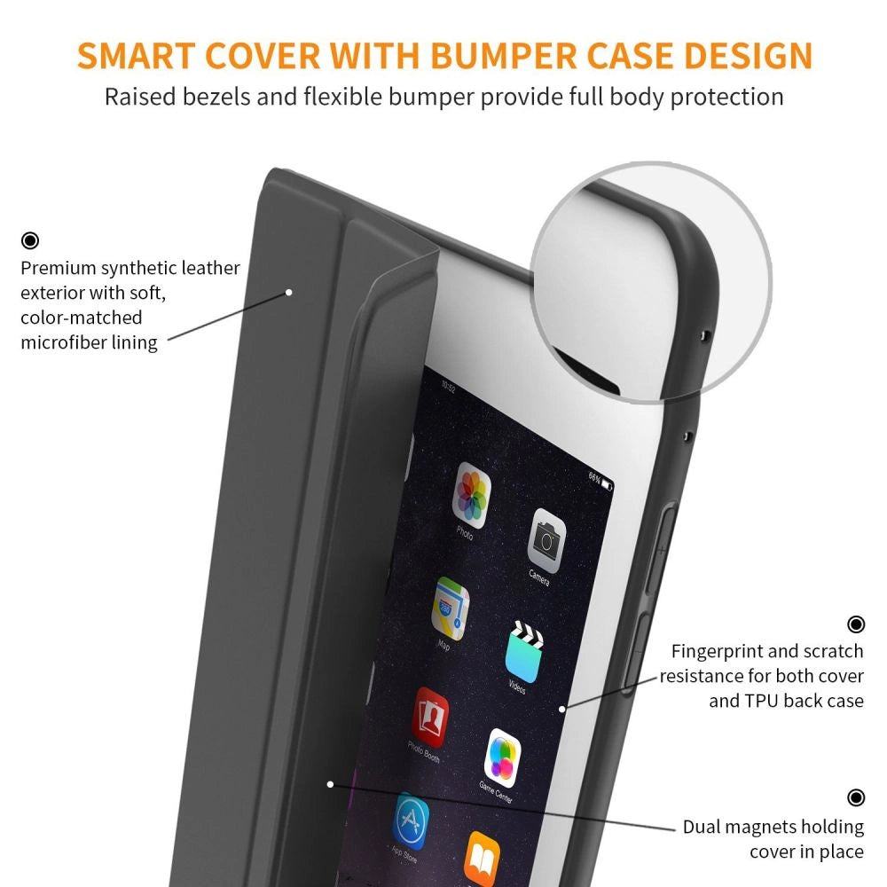 Tech-Protect SmartCase til iPad Air 9.7 2 2014 - sort