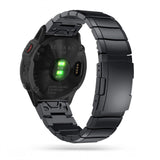 Tech-Protect SteelBand armbånd til Garmin Fenix 3 / 5X / 3HR / 5X Plus / 6X / 6X Pro / 7X - sort