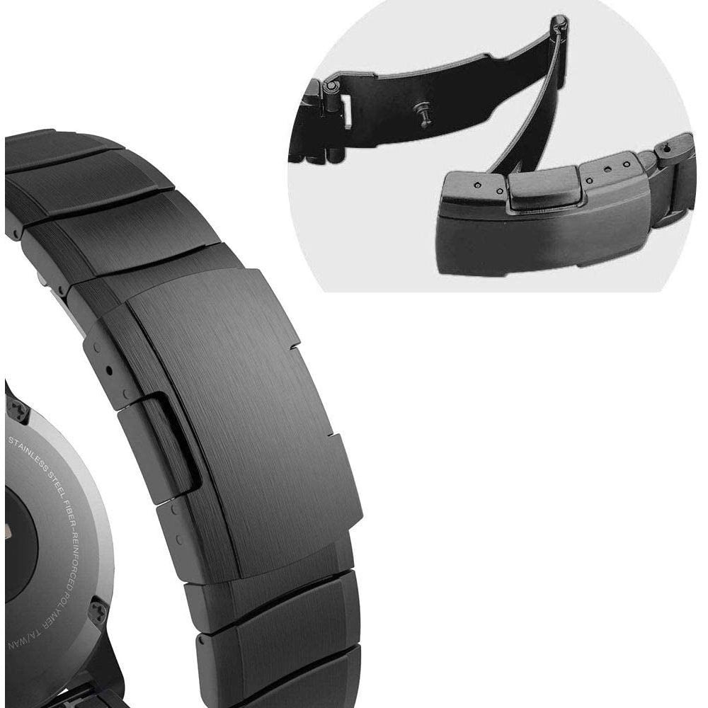 Tech-Protect SteelBand armbånd til Garmin Fenix 3 / 5X / 3HR / 5X Plus / 6X / 6X Pro / 7X - sort