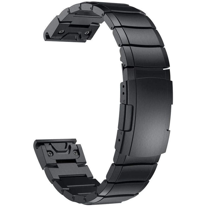 Tech-Protect SteelBand armbånd til Garmin Fenix 3 / 5X / 3HR / 5X Plus / 6X / 6X Pro / 7X - sort
