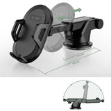 Tech-Protect V1 biltelefonholder til forrude/cockpit - sort