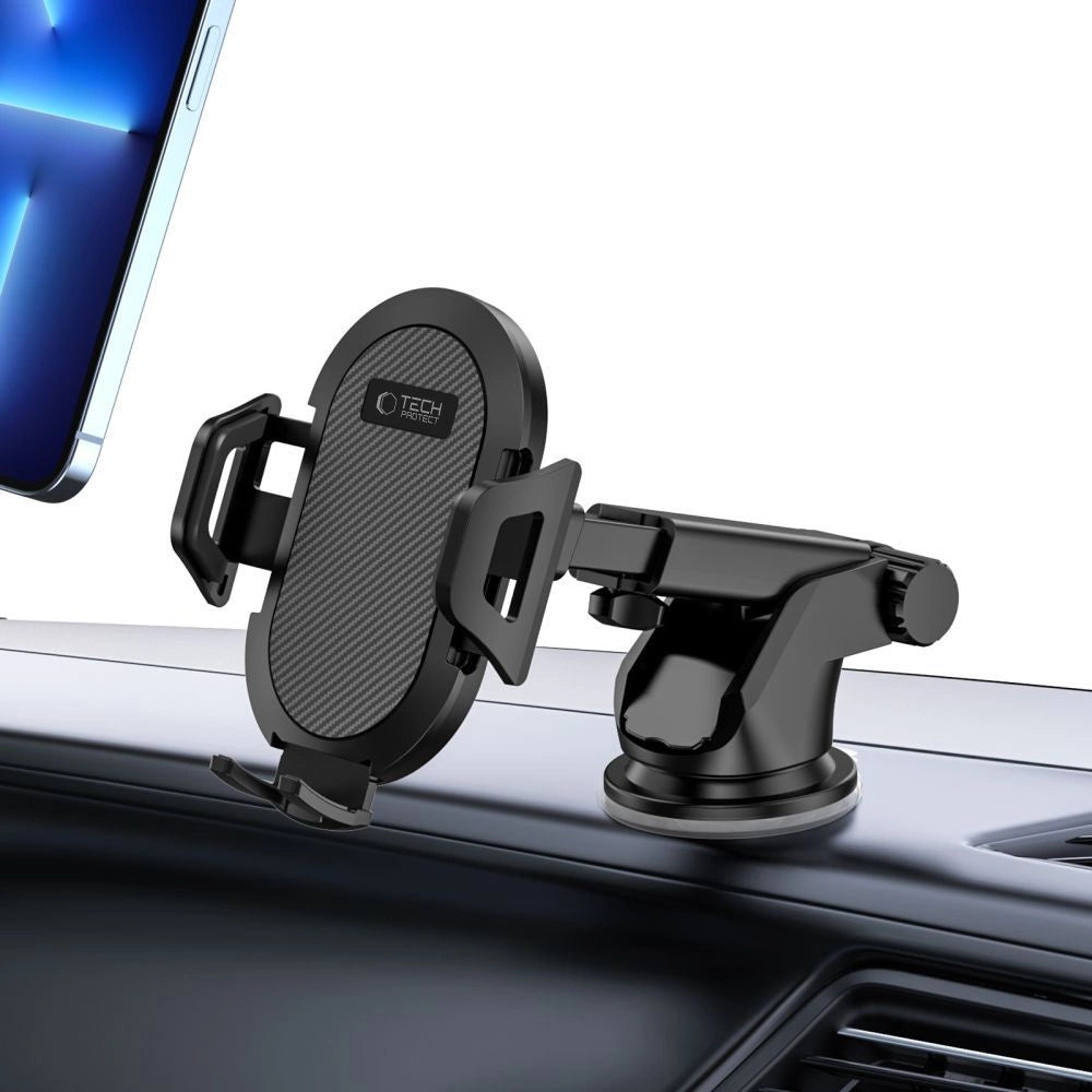 Tech-Protect V1 biltelefonholder til forrude/cockpit - sort