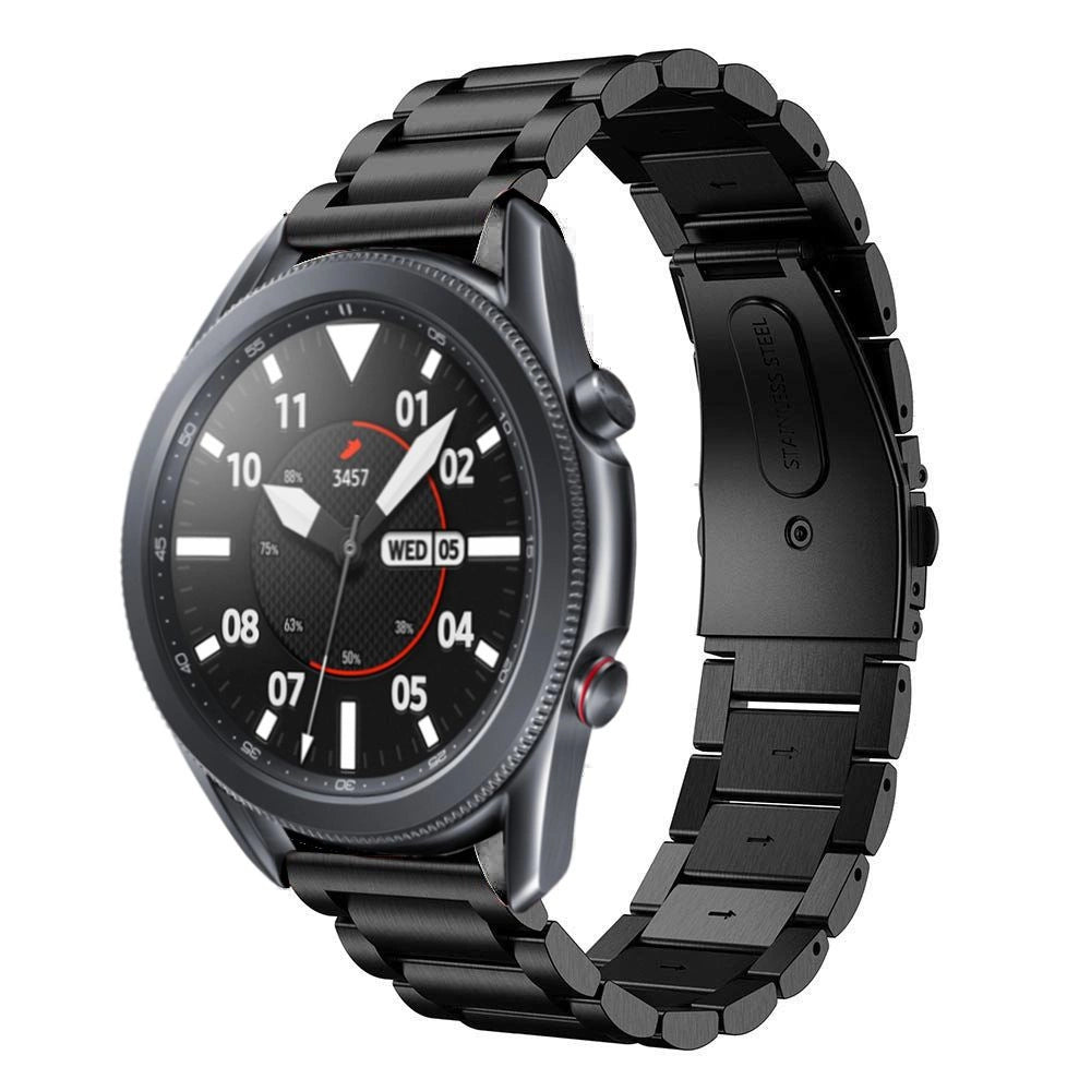 Tech-Protect rustfrit armbånd til Samsung Galaxy Watch 3 45 mm - sort