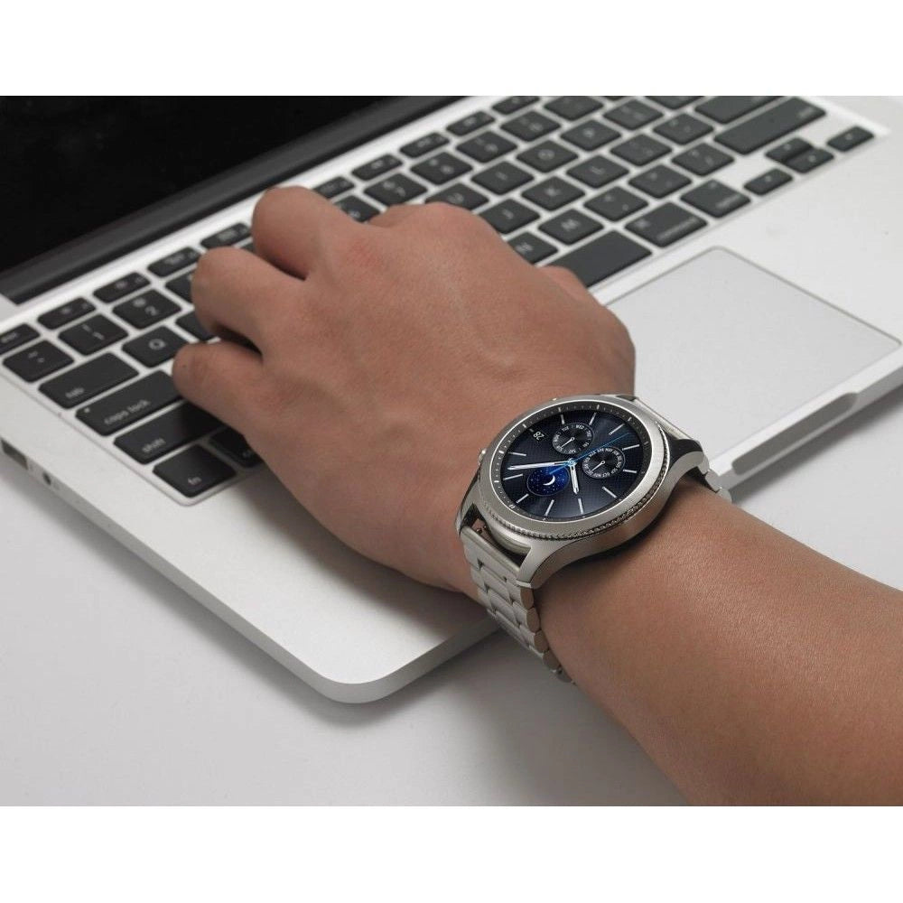 Tech-Protect rustfrit armbånd til Samsung Galaxy Watch 3 45 mm - sort