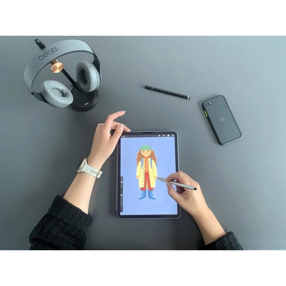 Tech-Protect Charm Stylus - hvid/sølv