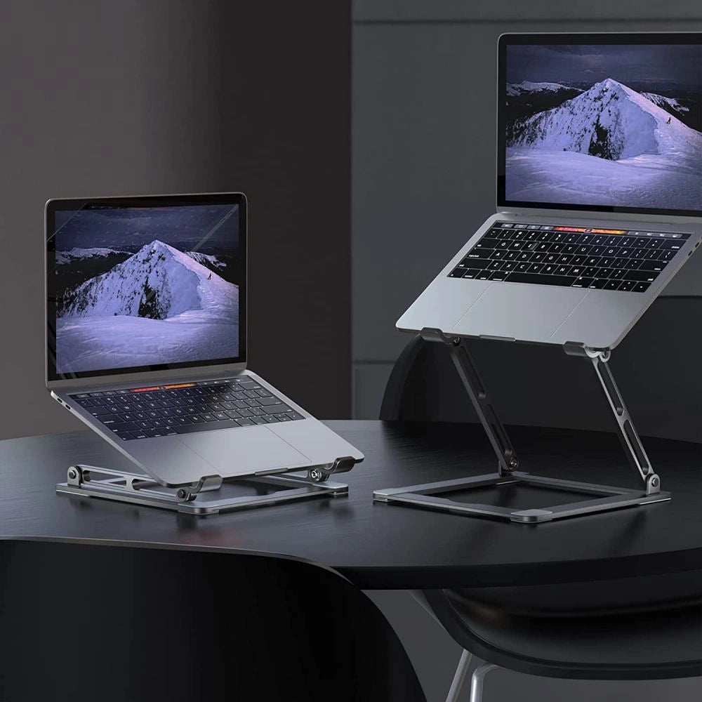 Tech-Protect ULS400 universel foldable stand til bærbare computere op til 17" - grå
