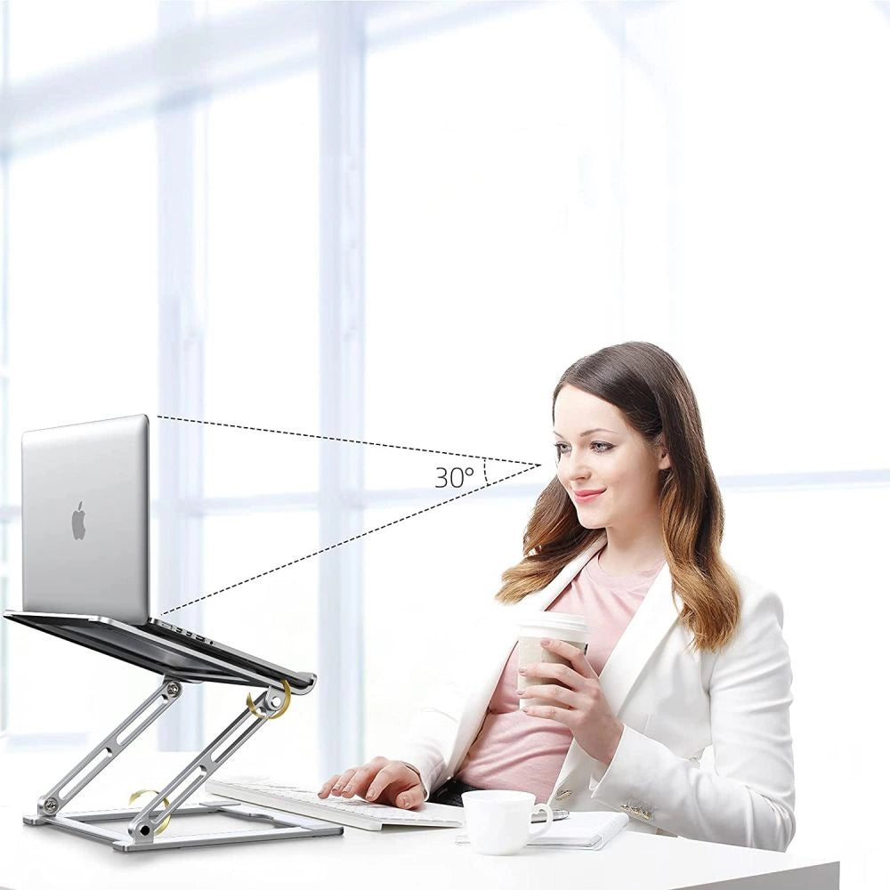 Tech-Protect ULS400 universel foldable stand til bærbare computere op til 17" - grå
