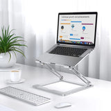 Tech-Protect ULS400 universel foldable stand til bærbare computere op til 17" - sølv