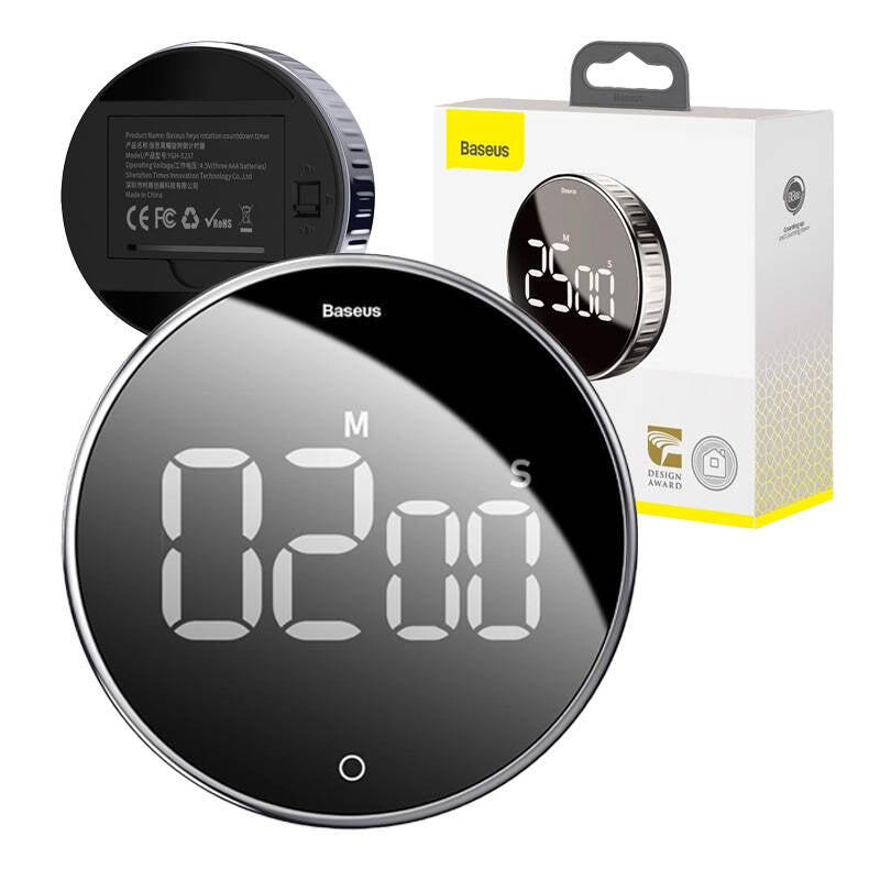 Baseus heyo rotation nedtælling timer sort