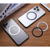 Tech-Protect MagMat MagSafe magnetisk ring universel - sort / sølv (2 st.)
