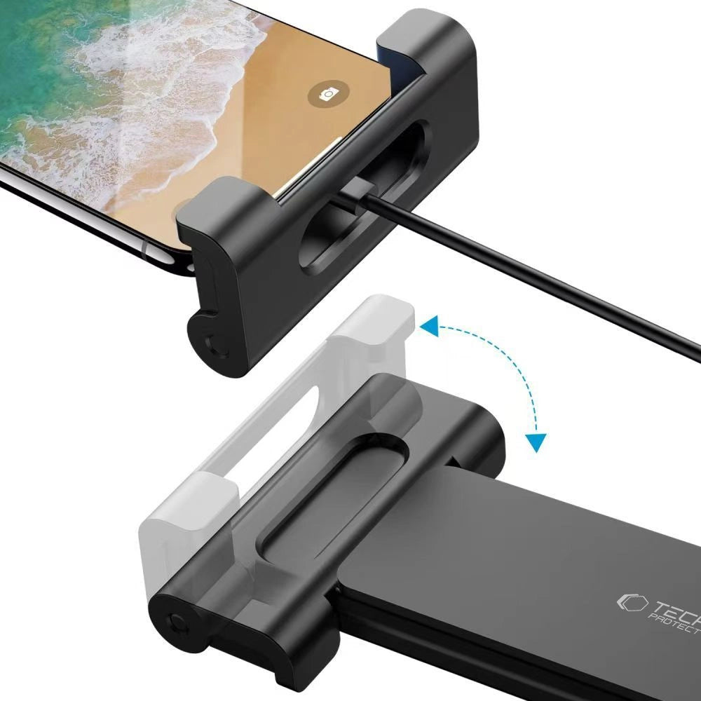 Tech-Protect V1 Teleskopisk bilhovedstøtte Telefonholder - sort