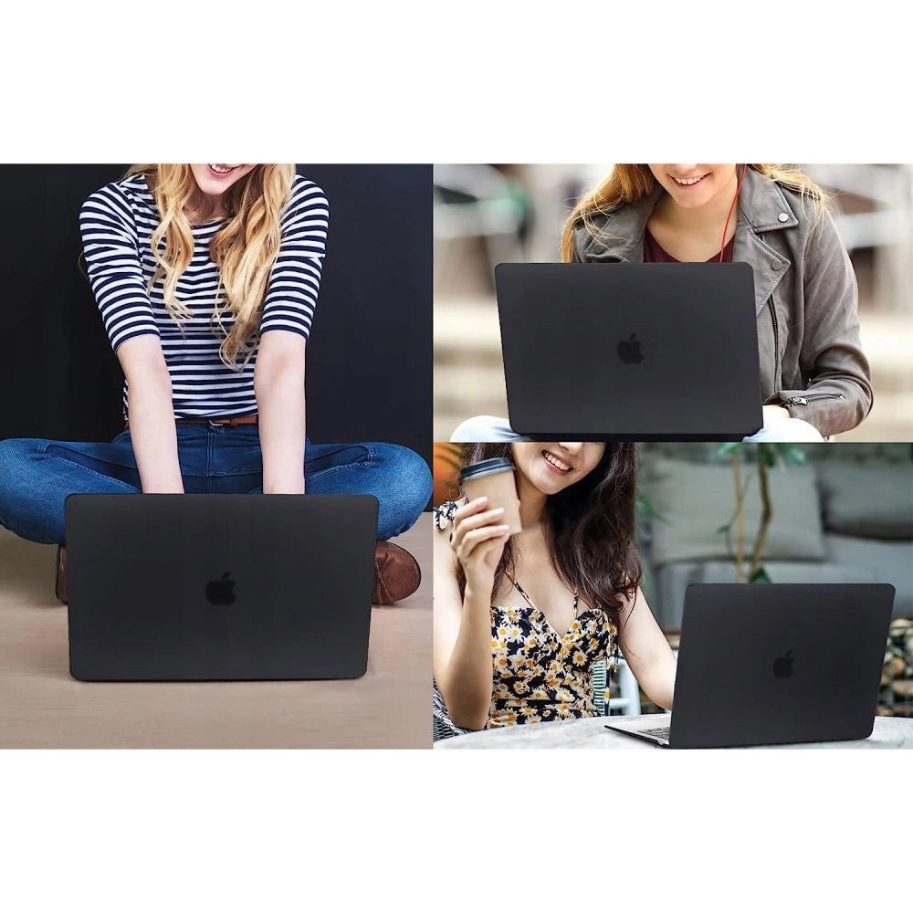 Tech-Protect SmartShell-hylster til MacBook Pro 13 2016-2022 - matt sort