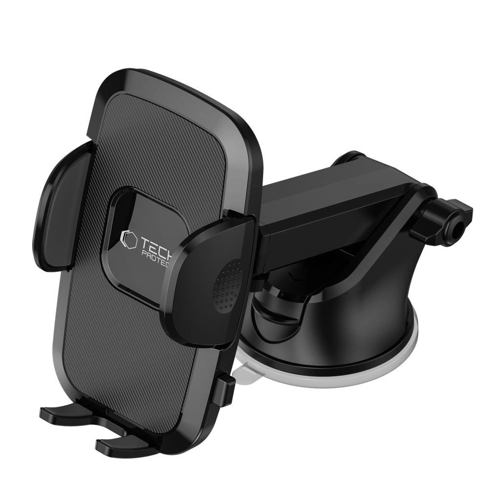 Tech-Protect V3-biltelefonholder til forrude/cockpit - sort