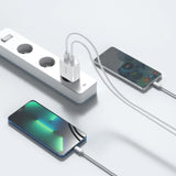 Tech-Protect C30W oplader USB-C PD 30W / USB-A QC 3.0 - hvid