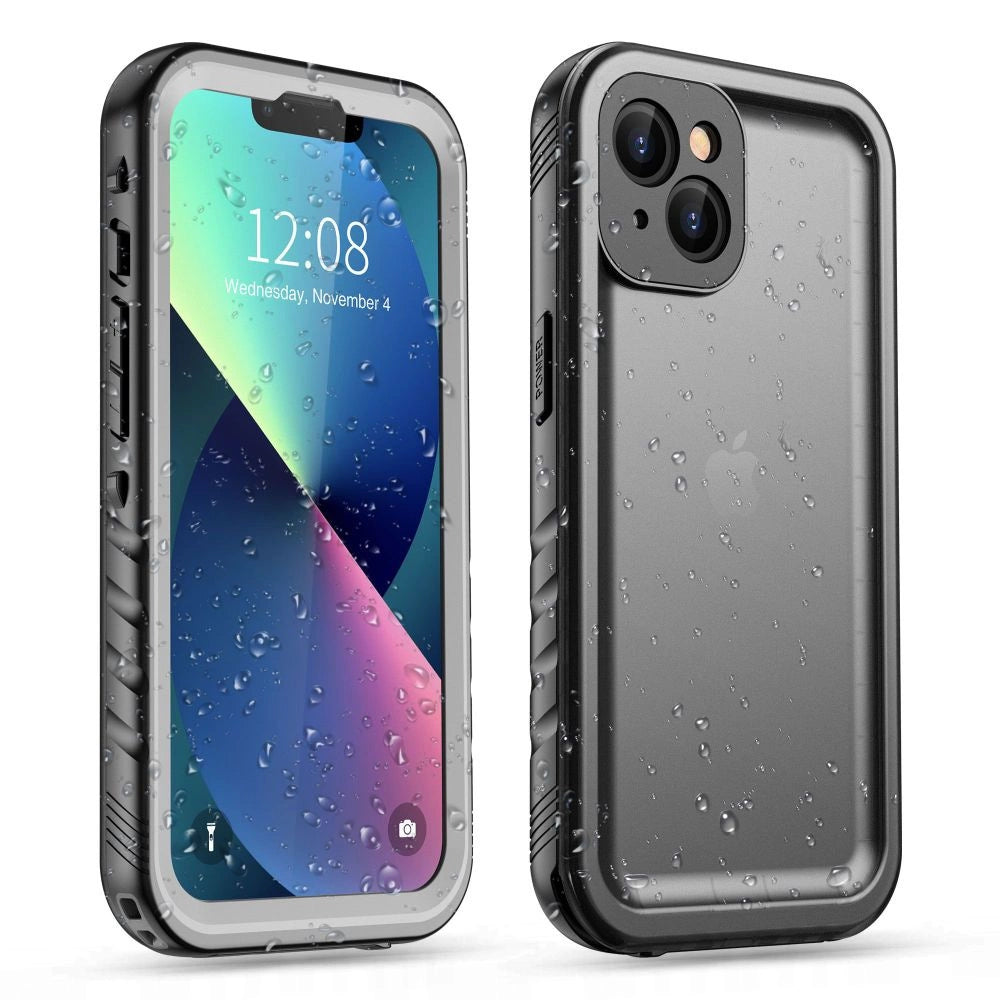 Tech-Protect ShellBox Case Waterproof IP68 til iPhone 13 - sort