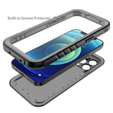 Tech-Protect ShellBox Case Waterproof IP68 til iPhone 13 - sort