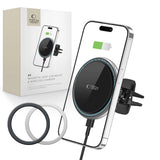 Tech-Protect A2 Car Phone Holder with MagSafe 15W Inductive Charger for Air Vent - Black
