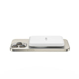 Tech-Protect LifeMag PB10 Powerbank med MagSafe 5000mAh 15W USB-C-port - hvid + USB-C-kabel
