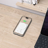 Tech-Protect LifeMag PB10 Powerbank med MagSafe 5000mAh 15W USB-C-port - hvid + USB-C-kabel