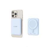 Tech-Protect LifeMag PB10 Powerbank med MagSafe 5000mAh 15W USB-C port - blå + USB-C kabel
