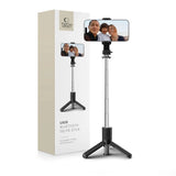 Tech-Protect L02S Bluetooth selfie-stick med stativ op til 72 cm - sort