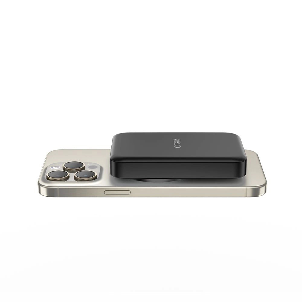 Tech-Protect LifeMag PB11 Powerbank med MagSafe 10000mAh 15W USB-C-port - sort + USB-C-kabel