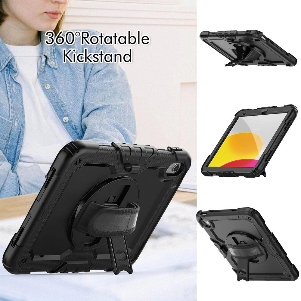 Tech-Protect Solid360 Case til iPad 10.9" 2022 - sort
