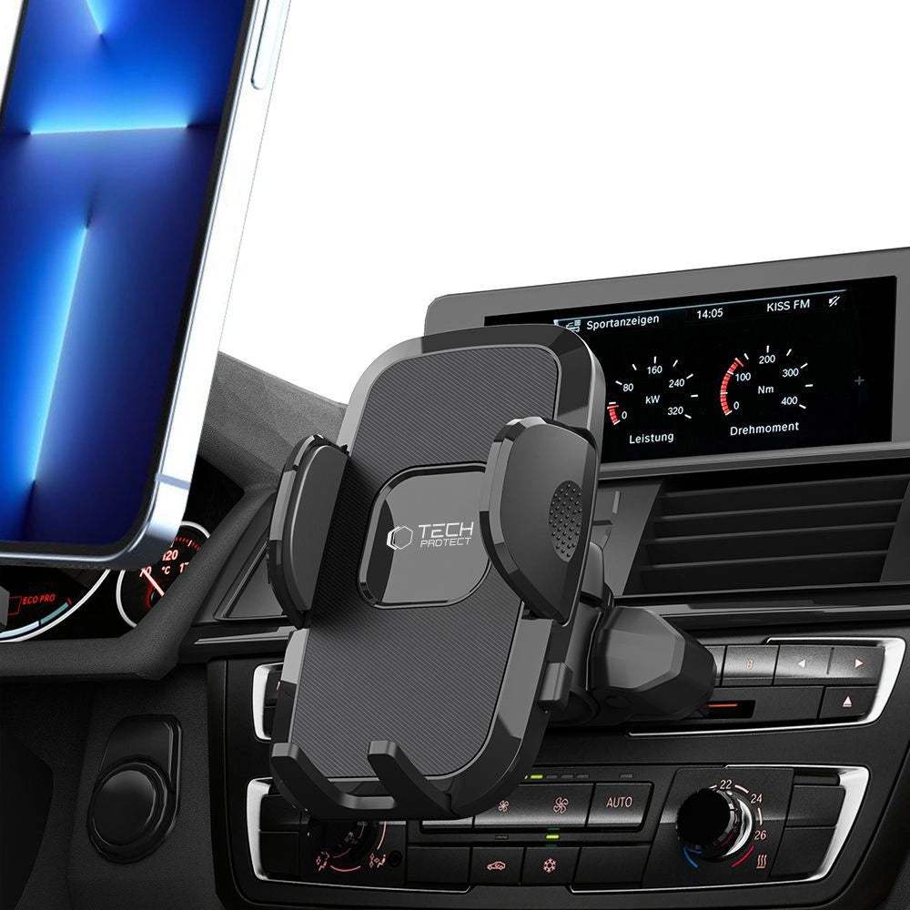 Tech-Protect V3 Biltelefonholder til CD-drev - sort