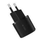 Tech-Protect C20W oplader mini USB-C PD 20W / USB-A QC 3.0 - sort