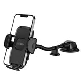 Tech-Protect V3 langarm biltelefonholder til forrude/cockpit - sort