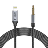 Tech-Protect UltraBoost audio Lightning / mini jack 3,5 mm kabel 1m - sort