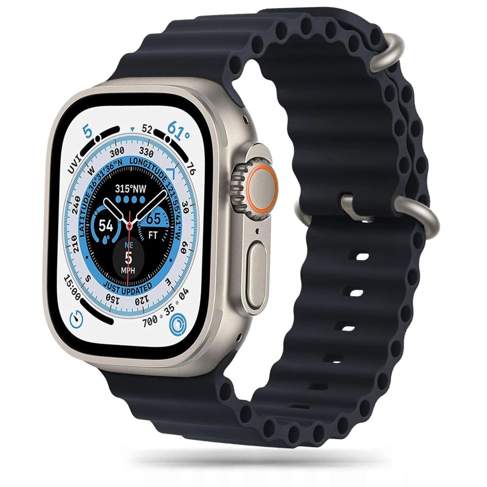 Tech-Protect IconBand Pro Strap til Apple Watch 4 / 5 / 6 / 7 / 8 / 9 / SE / Ultra 1 / 2 (42/44/45/49 mm) - sort