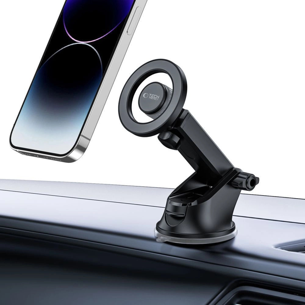Tech-Protect N51 MagSafe biltelefonholder til cockpit/luftventil - sort