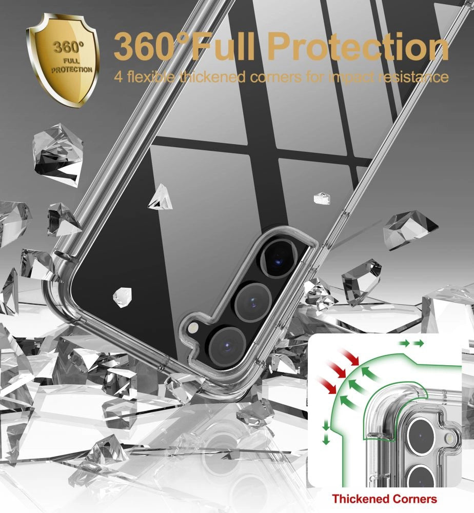 Tech-Protect Kevlar Case til Samsung Galaxy S23+ - Gennemsigtig