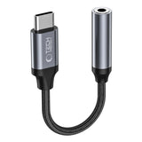 Tech-Protect UltraBoost USB-C / 3,5 mm mini jack adapter - sort