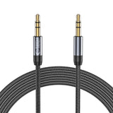 Tech-Protect UltraBoost kabel 3,5 mm mini jack / 3,5 mm mini jack 1,5 m - sort