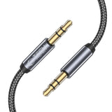 Tech-Protect UltraBoost kabel 3,5 mm mini jack / 3,5 mm mini jack 1,5 m - sort