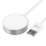 Tech-Protect UltraBoost magnetisk induktiv oplader med USB-A-stik til Apple Watch 1,2 m - hvid