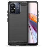 Tech-Protect TPUCarbon-hylster til Xiaomi Redmi 12C - sort