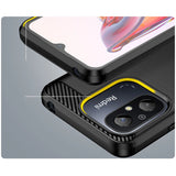 Tech-Protect TPUCarbon-hylster til Xiaomi Redmi 12C - sort