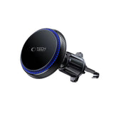 Tech-Protect MM15W-V4 biltelefonholder med MagSafe 15W induktiv oplader til luftventil - sort