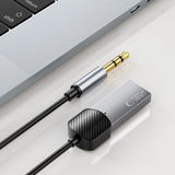 Tech-Protect UltraBoost lydadapter mini jack 3,5 mm (mand) / Bluetooth - grå