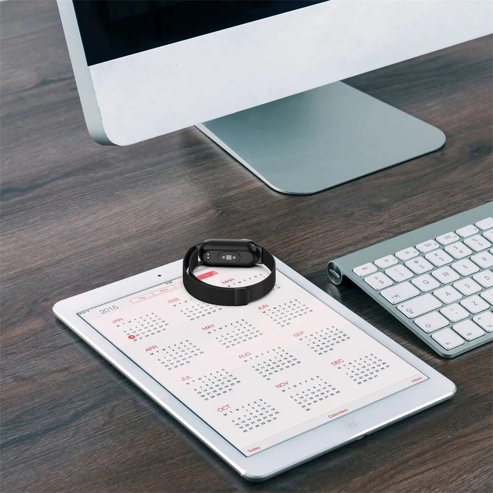 Tech-Protect MilaneseBand Strap til Xiaomi Smart Band 8 / 8 NFC - Pink