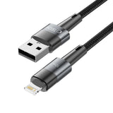 Tech-Protect UltraBoost Lightning / Lightning kabel 12W 2,4A 0,25m - grå