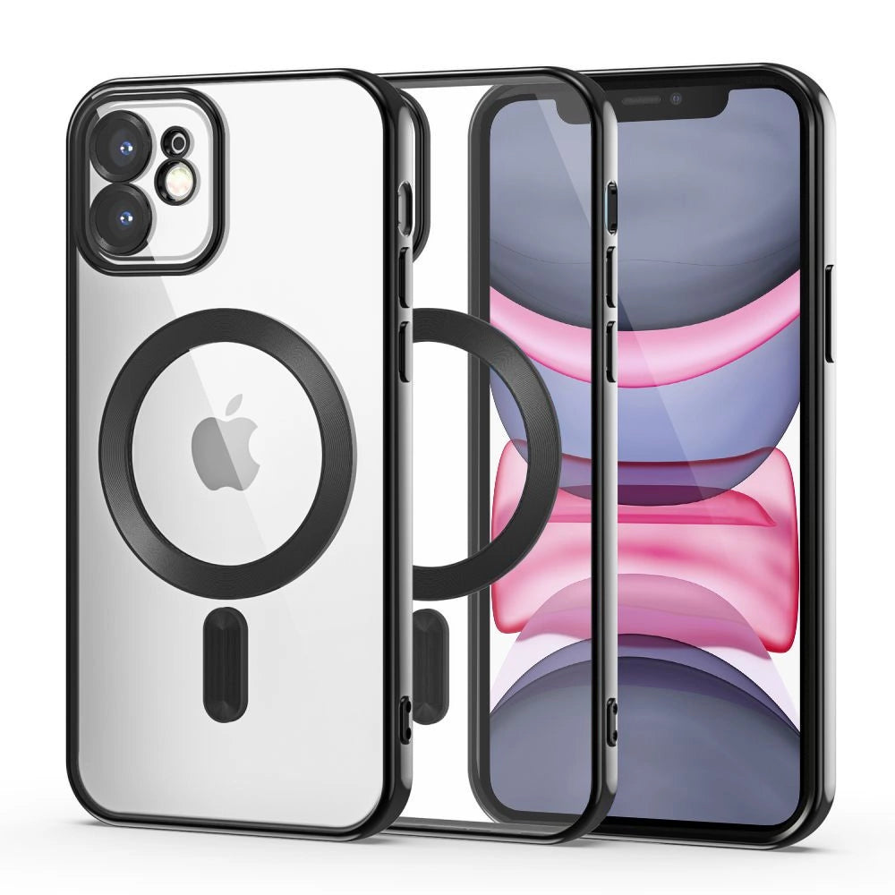 Tech-Protect MagShine Line MagSafe fodtøj til iPhone 11 - sort
