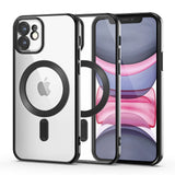 Tech-Protect MagShine Line MagSafe fodtøj til iPhone 11 - sort
