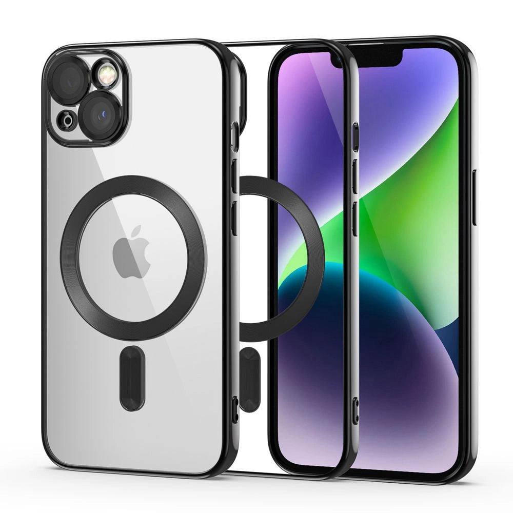 Tech-Protect MagShine Line MagSafe fodtøj til iPhone 14 - sort
