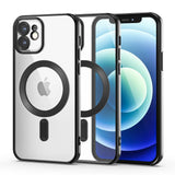 Tech-Protect MagShine Line MagSafe fodtøj til iPhone 12 - sort